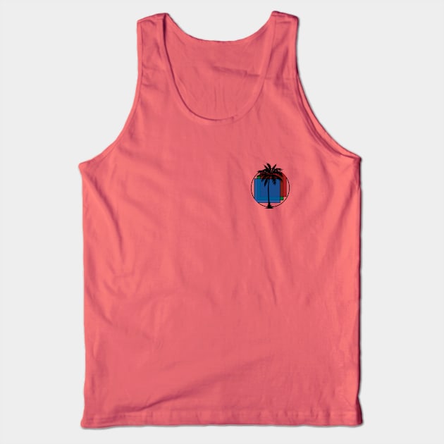 Palm Tree Tank Top by Anavrin merch